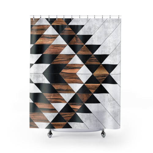 Urban Tribal Pattern Shower Curtains
