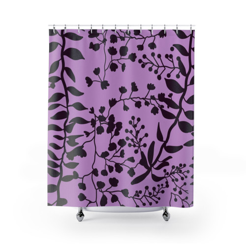 Bella Swan Lavender Freesia Shower Curtains