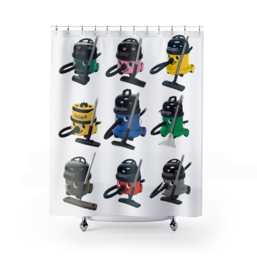 Retro Henry Hoover Themed Shower Curtain