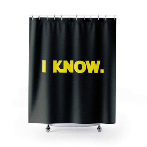 Star Wars I Know Shower Curtains