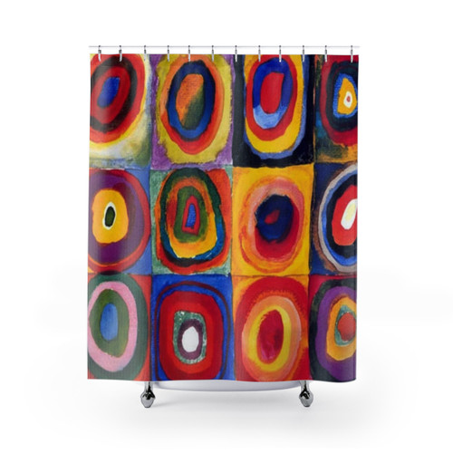 Wassily Kandinsky Abstract Art Shower Curtains