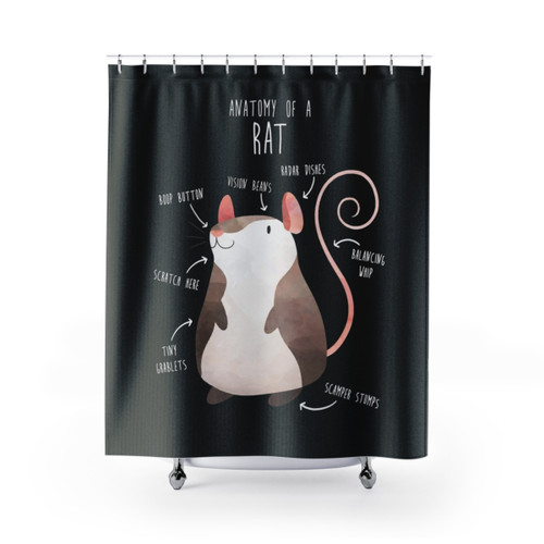 Anatomy of a Rat Shower Curtains