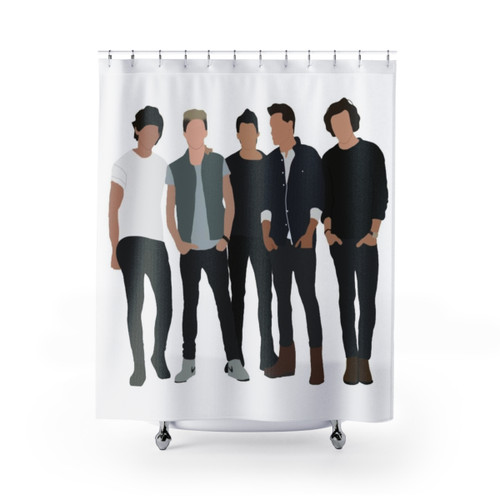 One Direction Themed Shower Curtains