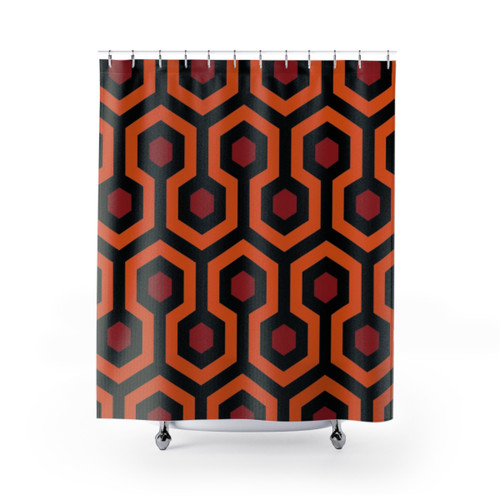 Overlook Pattern Hotel Shower Curtains