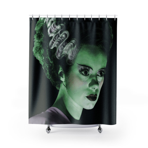 Bride of Frankenstein Themed Shower Curtain