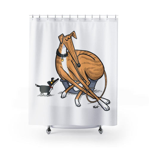Pet-Themed Shower Curtains