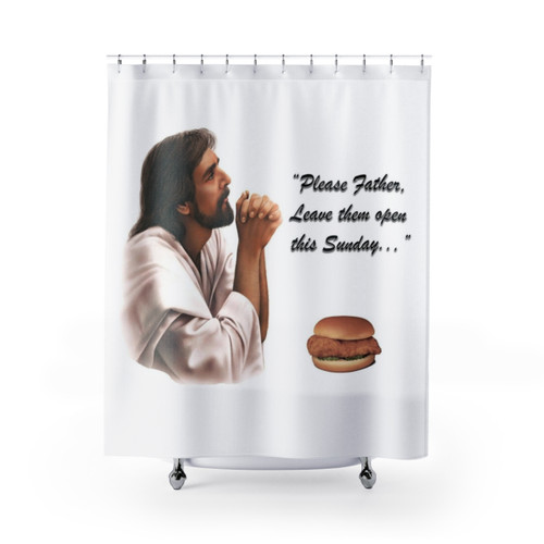 Christian-Inspired Chick-fil-A Shower Curtain