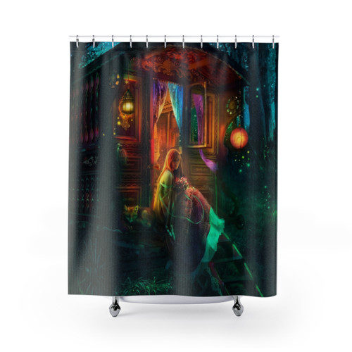 Gypsy Firefly Shower Curtain