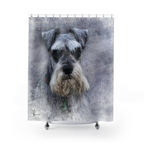 Schnauzer Shower Curtains - Playful Pet Decor