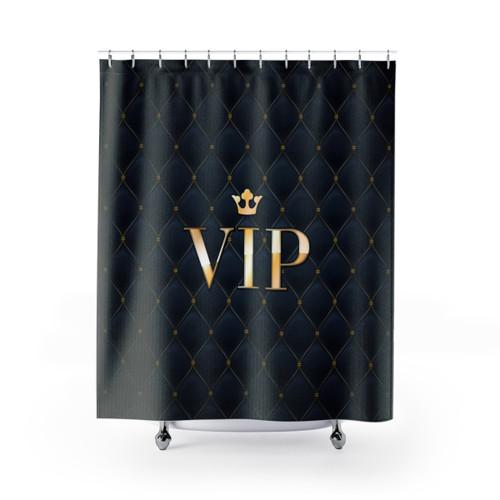 Premium VIP Abstract Quilted Shower Curtain