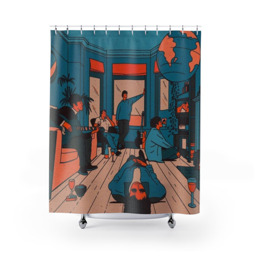 Oasis Inspired Shower Curtains