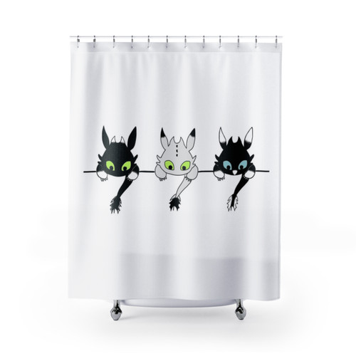 Toothless Dragon Shower Curtains - How to Train Your Dragon