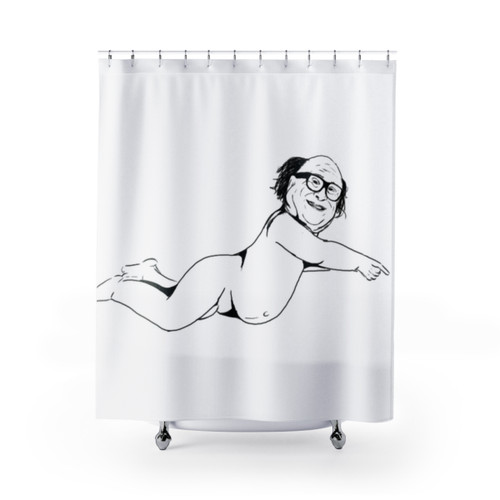 Danny DeVito Cherub Shower Curtain