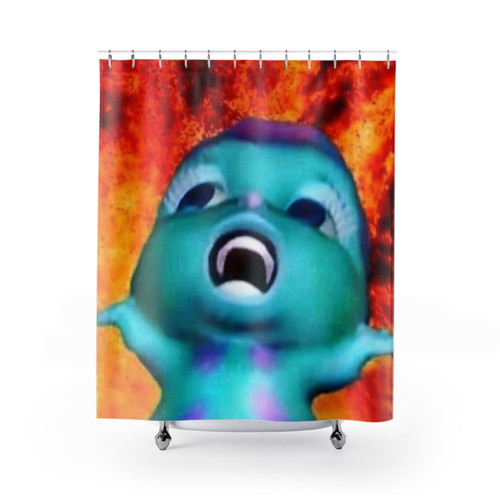 Bibble Meme Shower Curtain