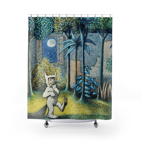 Where the Wild Things Are Shower Curtain - Max in the Jungle
