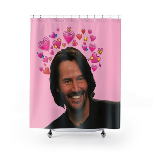 Keanu Reeves Breathtaking Shower Curtains