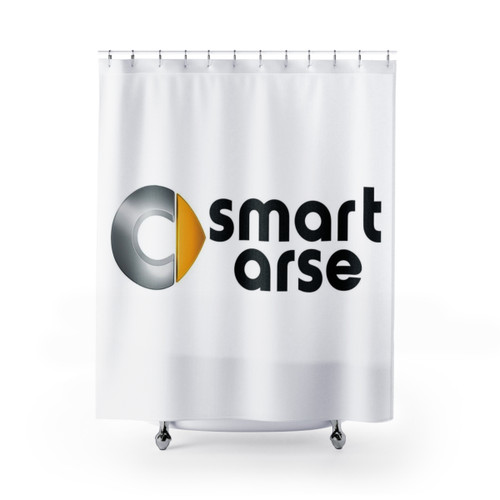 Smart Car ForTwo themed shower curtains with unique automotive design