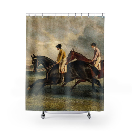 Vintage Horse Racing Shower Curtains - Doncaster St. Leger 1840
