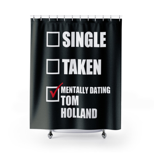 Tom Holland Spiderman Themed Shower Curtain