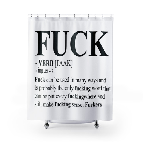 Funny Definition Shower Curtain
