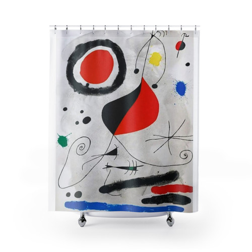 Joan Miro Lithograph Shower Curtain