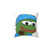 Bedtime Pepe Sleepo Peepo Meme Decorative Pillow