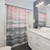 Pink & Gray Landscape Shower Curtain