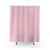 Pastel Pink Shower Curtains for Preppy Bathroom Decor