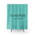 Sparkling diamond-inspired shower curtain