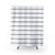 Minimalist Striped Shower Curtains with Skinny Stripe Design