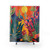 Colorful Southwestern Shower Curtains featuring desert and cactus designs