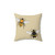 Bumblebee Illustrations Pillow