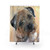 Border Terrier Art Painting Shower Curtain