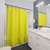 Lemon Yellow Solid Color Shower Curtain