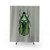Colorful Scarab Beetle Shower Curtain