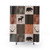 Rustic Woodland Patchwork Shower Curtain