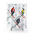 Mid Century Retro Ski Trails Shower Curtain