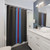 Carbon Fiber Racing Shower Curtains