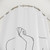 One Line Drawing Shower Curtain with Folded Arms Design