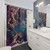 Jewel Tone Marble Shower Curtain