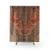 Golden Oriental Heritage Moroccan Style Shower Curtains