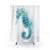 Watercolor Seahorse Shower Curtain