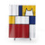 Piet Mondrian inspired geometric shower curtains