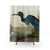 Little Blue Heron Audubon Birds of America Print Shower Curtain
