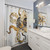 Metallic Octopus Shower Curtain - Aquatic Nature Decor