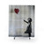 Banksy's Girl with a Red Balloon Shower Curtains