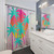 Tropical Memphis Design Sunset Shower Curtains