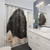 Black Labrador Pet Portrait Shower Curtain