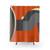 Retro Burnt Orange Shower Curtains