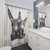 Donkeys Shower Curtains - Pastel Animal Art